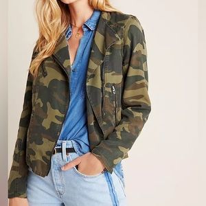 BLANKNYC ❤️‍🔥 ON DUTY CAMO MOTO JACKET NWT XS